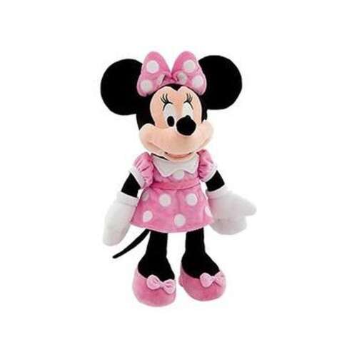 Minnie Mouse Disney plush figure in polka dot dress, 25 cm