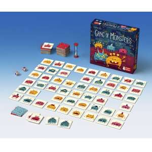 Jocul de societate Gang of Monsters de la Keller & Mayer pregătit cu cărți, zaruri și clepsidră - Keller&Mayer Jocuri de societate