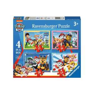Ravensburger Patrula Cățelușilor 4 în 1 Cutie Puzzle - Puzzle 3D & Puzzle cu burete