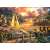 Trefl 6000 piece jigsaw puzzle, sunset harbor scene