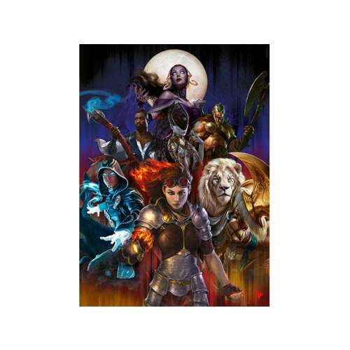 Puzzle Magic: The Gathering 1000 de piese de la Clementoni, cu un design artistic fantasy
