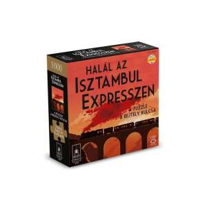 Halál az Isztambul Expresszen 1000 darabos puzzle, rejtély puzzle, gyilkosság rejtély, vonat puzzle, kirakós játék - University Games