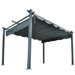 Hecht 400X300X228cm kerti pergola behúzható tetővel - Pergola