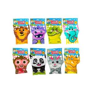 Sortiment von 8 verschiedenen Tier-Blasenhandschuhen, jeder mit einem anderen Tiergesicht, perfekt für Kinder, um Blasen zu machen - Seifenblasen