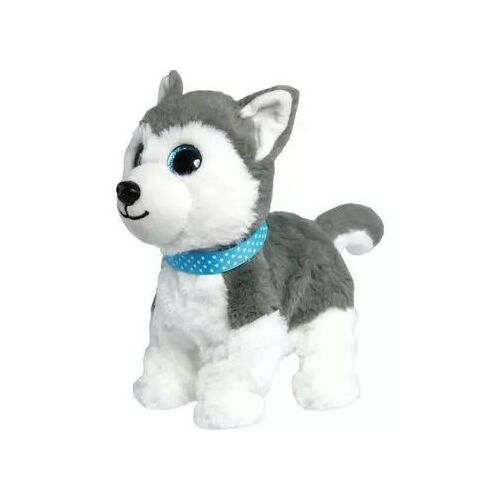 Hafici Jucărie interactivă de pluș Husky Puppy cu 13 comenzi de recunoaștere vocală