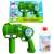 FruBlu Mega Blasenblaster, grüne Blasenpistole mit Lichteffekt und Blasenlösung