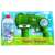 FruBlu Mega Bubble Blaster, green bubble gun with light up effect and bubble solution