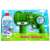 FruBlu Mega Bubble Shooter with bubble solution, green, light up effect