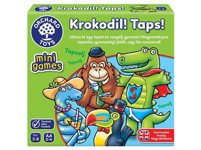 Krokodil! Taps! mini társas kártyajáték