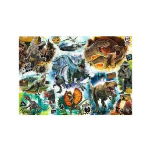 Jurassic World: Królestwo Upadku 1000-elementowa układanka Trefl z kolażem dinozaurów - Trefl Puzzle