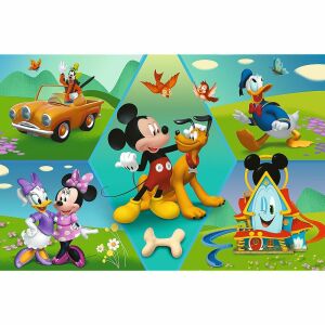 Trefl Mickey Mouse und Freunde XXL 60 Teile Puzzle Bild - Trefl Puzzle