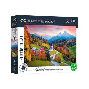 Puzzle Trefl Prime UFT 1000 piese, Idilică alpină, Bavaria, Germania - Trefl Puzzle