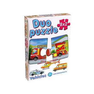 DUO Puzzle SOS járművekkel - D-Toys 85003203 