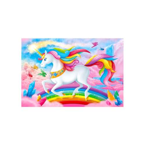 Trefl 100 piece puzzle, Unicorn on Rainbow