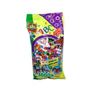 SES ABC Beads 3000 pieces, assorted colors, iron-on beads for crafts - SES Creative
