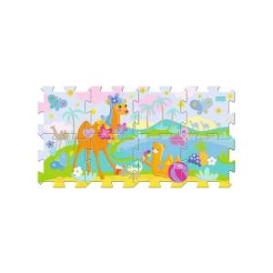 Terfl Baby Puzzle din Spumă, 8 piese, Cămile în Oază, Puzzle 3D, Saltea de Joacă, Saltea de Podea, Decor de Perete - Puzzle 3D & Puzzle cu burete