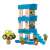 Fisher-Price Wonder Makers tengerparti bungaló építő készlet, összeszerelve, figurákkal és autóval