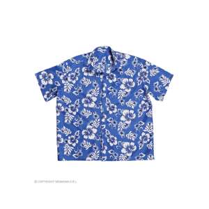 BLAUES HAWAIIHEMD KOSTÜM FÜR HERREN GRÖßE: XL 85003455 - Modă și îmbrăcăminte