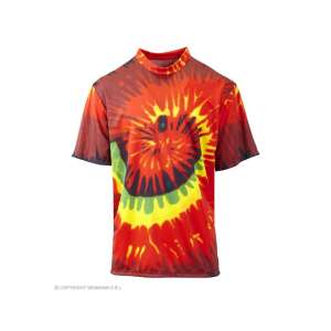 Rastafari ing vörös, sárga és zöld színű tie-dye mintával - Widmann