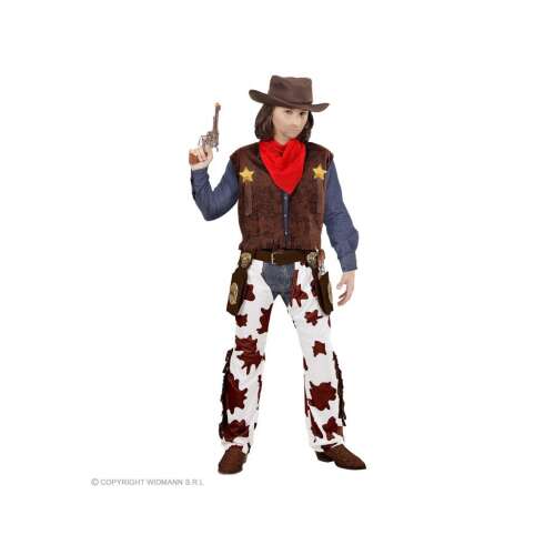 Cowboy fiú jelmez 158 cm-es méretben