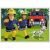 Trefl Sam a Tűzoltó puzzle, amin Sam, Penny, tűzoltóautó és dalmát látható
