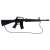 Gonher Commandos M-118 toy machine gun, black, with strap