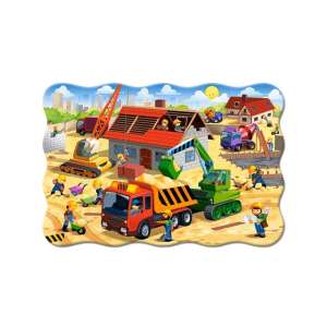 Castorland Dom w budowie 20-elementowa Maxi Puzzle Kontur, extra duże elementy, od 4 lat - Castorland Puzzle