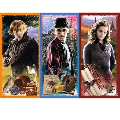 Trefl Harry Potter 200 darabos kirakós játék Ron Weasley, Harry Potter és Hermione Granger szereplésével