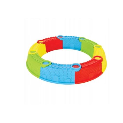 Összecsukható Pilsan homokozó vár, színes műanyag homokozó