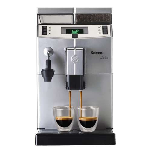 Saeco RI9841 Lirika Plus Automatische Kaffeemaschine, Silber