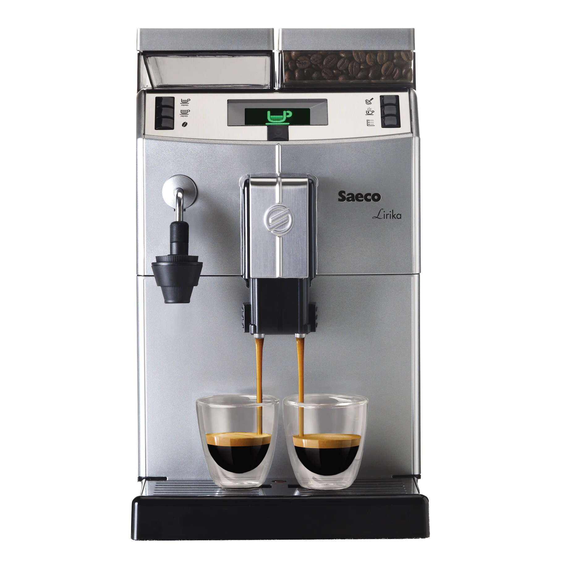 Saeco RI9841 Lirika Plus Automata Kávéfőző, Ezüst