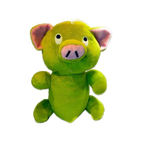 Плюшена фигурка Mazsola 25 cm, зелена свиня, анимационен герой