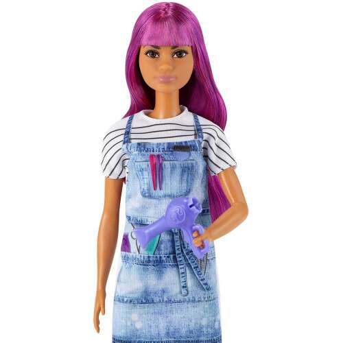Barbie Możesz Być Kim Chcesz: Lalka Fryzjerka - Mattel, trzymająca suszarkę do włosów
