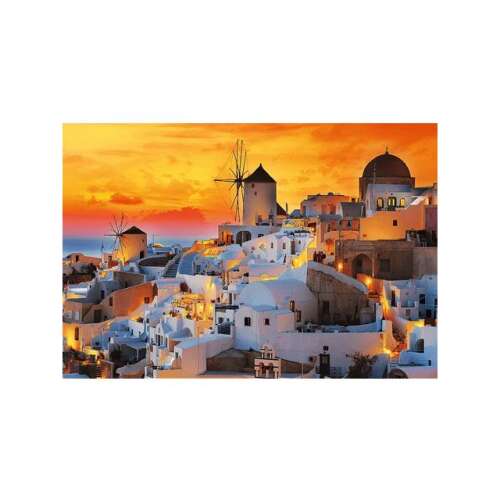 Trefl Prime UFT 1500 piece jigsaw puzzle, Romantic Sunset, Oia, Santorini