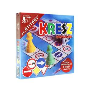 Kresz társasjáték doboz, tanulj közlekedési táblákat játszva, 2-4 játékosnak, 3 éves kortól - Ex-Imp