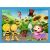 Maya the Bee puzzle image with Maya, Willy, Flip, and Beatrice in a sunflower field