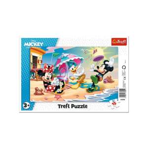 Mickey Mouse und seine Freunde Strand Spaß 15 Teile gerahmtes Puzzle von Trefl - Puzzle & Rätsel