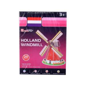 CubicFun Holland Windmill 3D Puzzle, 20 elementów, łatwy w montażu, nie wymaga kleju, od 3 lat - Puzzle i układanki