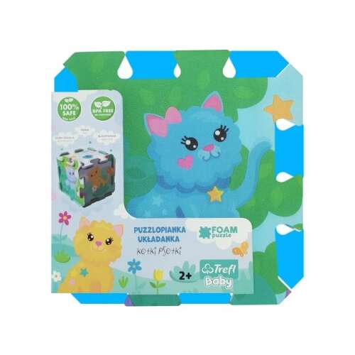 Csintalan cicák szivacs puzzle - Trefl 55182893