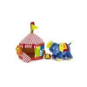 Elly Belly Zirkus-Zelt Plüschtier mit Elefant, 26 cm - Nonbrand Kuscheltiere