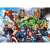 Puzzle Marvel Avengers Supercolor 104 dielikov, s Iron Manom, Hulkom, Captainom Amerikom, Thorom, Black Widow, Hawkeyeom, Thanosom a Infinity Gauntlet