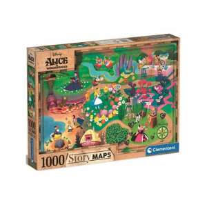 Disney: Alice csodaországban térkép puzzle 1000db-os - Clementoni 84848104 