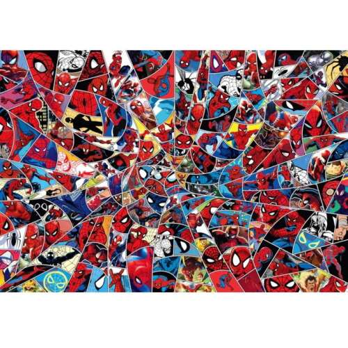 Marvel Pókember Lehetetlen Puzzle 1000 darabos kész kép, Clementoni