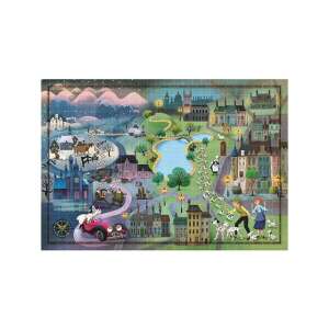 Kész 1000 darabos Disney 101 kiskutya Story Maps kirakó, Clementoni - Clementoni Puzzle