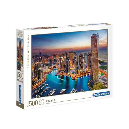 Dubai jachtkikötője HQC 1500 db-os puzzle - Clementoni