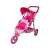 Trosjedni blizanski dječji kolicima - ružičasta 55184905