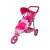 Trosjedni blizanski dječji kolicima - ružičasta 55184905