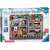 Ravensburger Disney 100 piece puzzle box, featuring a bookshelf filled with Disney characters and toys