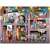 Ravensburger Disney 100 piece puzzle, featuring a bookshelf filled with Disney characters and toys
