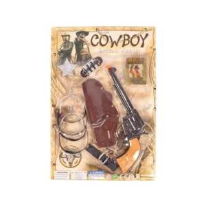 Cowboy toy gun set with holster, belt, and other accessories - Toy Gun, Bullet